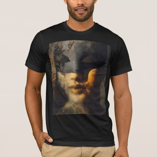 Reflections of Intel — Gothic Surreal Wearable Art T-Shirt (Vorderseite)