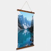 Reflections of Serenity Wandteppich Mit Holzrahmen (Gewinkelt)