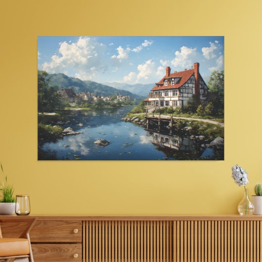 Reflections of Silence Leinwanddruck (Insitu (Wohnzimmer))