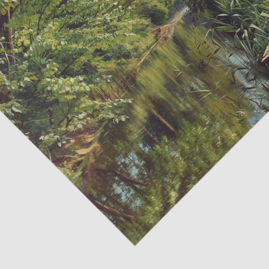 Reflections of Spring by Peder Mork Monsted Seidenpapier (Ausschnitt)