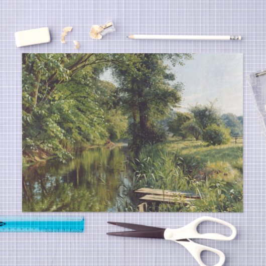 Reflections of Spring by Peder Mork Monsted Seidenpapier (Handwerk)