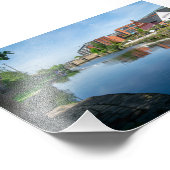 Reflections on the Canal, Wakefield Fotodruck (Ecke)