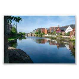 Reflections on the Canal, Wakefield Fotodruck