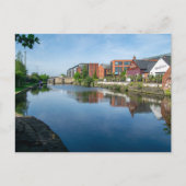 Reflections on the Canal, Wakefield Postkarte (Vorderseite)