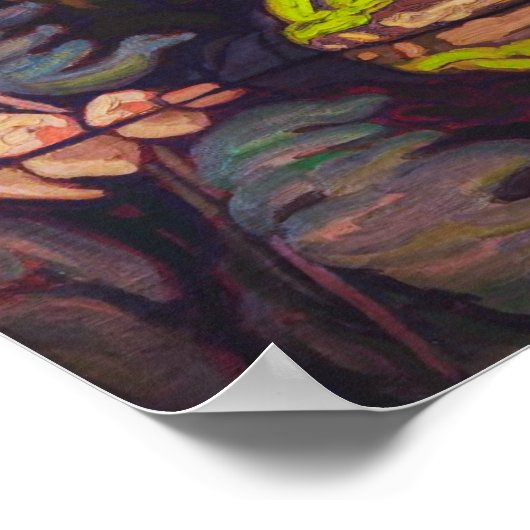 Reflections, Sand Lake, Algoma | Lawren Harris | Poster (Ecke)