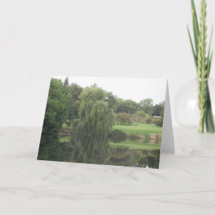 Reflections-Weeping Willow - Blank Card Karte