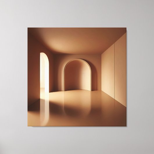 Reflective Arch Space Leinwanddruck (Vorderseite)