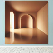 Reflective Arch Space Leinwanddruck (Insitu (Holzboden))