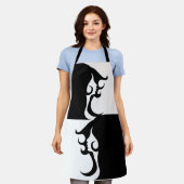 Reflective Deko Mod Woman Schürze (Getragen)