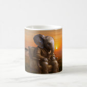 Reflective Safari Elephant Kaffeetasse (Mittel)