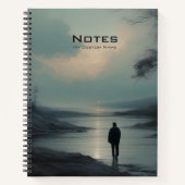 Reflective Solitude - Customizable Notebook Notizblock (Vorderseite)