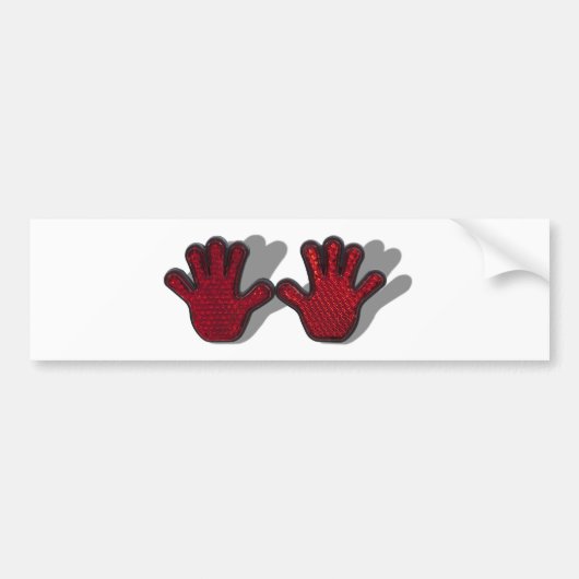 ReflectiveHands062710shadows Autoaufkleber (Vorne)