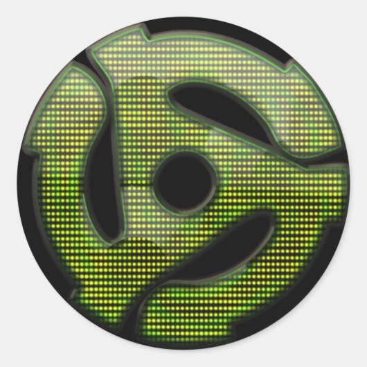 Reflector 45 U/min Runder Aufkleber (Vorderseite)