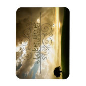 "Reflektieren auf Segnungen" Motivation Affirmatio Magnet (Vertikal)