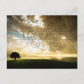 "Reflektieren auf Segnungen" Motivation Affirmatio Postkarte (Vorderseite)