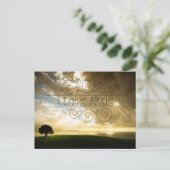 "Reflektieren auf Segnungen" Motivation Affirmatio Postkarte (Stehend Vorderseite)