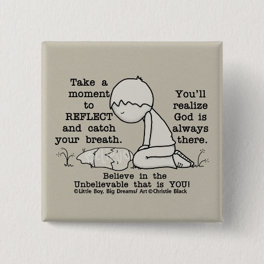 reflektieren button (Vorderseite)