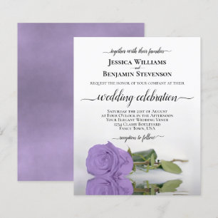 Reflektieren der Lavendel Rose HAUSHALT Hochzeit e