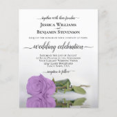 Reflektieren der Lila Rose Lilac-HAUSHALT Hochzeit (Vorderseite)