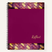 reflektieren notizblock (Vorderseite)