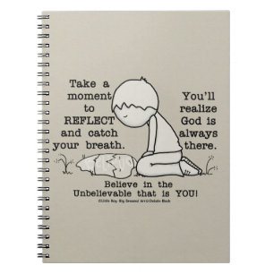 reflektieren notizblock