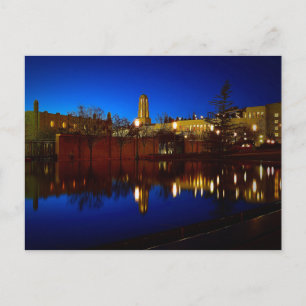 Reflektieren Pool Temple Square Postkarte