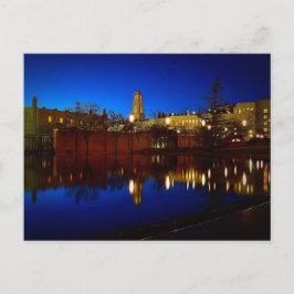 Reflektieren Pool Temple Square Postkarte