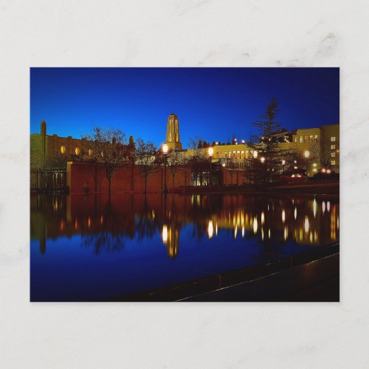 Reflektieren Pool Temple Square Postkarte (Vorderseite)