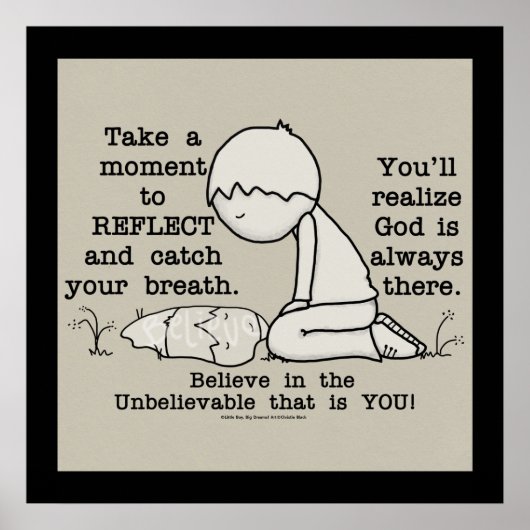 reflektieren poster (Vorne)