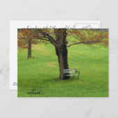 reflektieren postkarte (Vorne/Hinten)