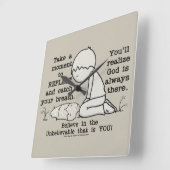 reflektieren quadratische wanduhr (Winkel)