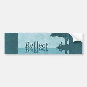 Reflektieren Sie einfach Autoaufkleber