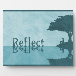 Reflektieren Sie einfach die Foto Plaque Fotoplatte