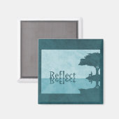 Reflektieren Sie einfach Magnet (Vorderseite/Rückseite)