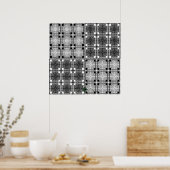 Reflektieren Sie Gitter Poster (Küche)