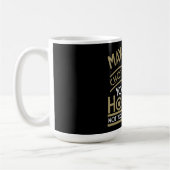 Reflektieren Sie Ihre Hoffnungen Kaffeetasse (Links)