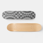 Reflektieren Sie Mandala-Gitter Skateboard (Horizontal)