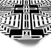Reflektieren Sie Mandala Poster (Ecke)
