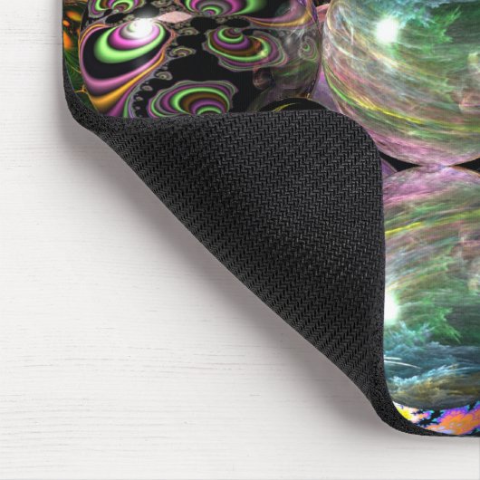 Reflektierende Fraktal-Bereiche Mousepad (Ecke)