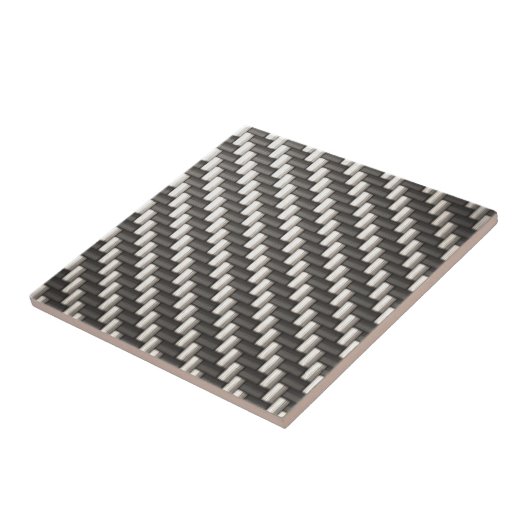 Reflektierende Kohlenstoff-Faser gemasert Fliese (Seite)