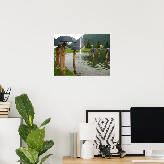 reflektierende Meditation! Poster (Heimbüro)