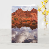 Reflektierende Natur Karte (Gelbe Blume)