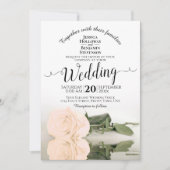 Reflektierende Pfirsichpfirsichpfirsichpfirsichpfi Einladung (Vorderseite)