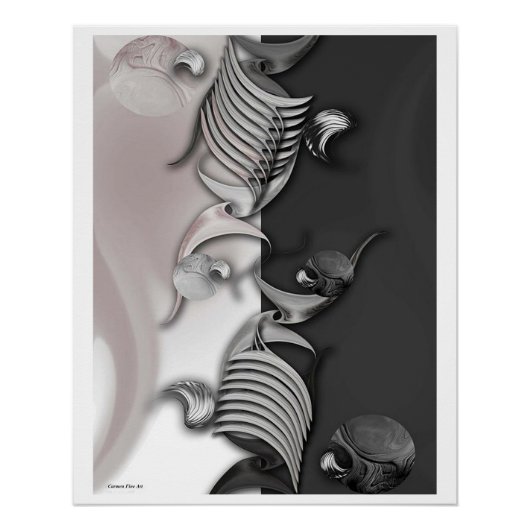 "Reflektierende Schöpfung", Glossy Poster (Vorderseite)