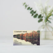 Reflektierende See-Visitenkarten Visitenkarte (Stehend Vorderseite)