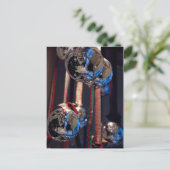 Reflektierende silberne Weihnachtsdekorationen Postkarte (Stehend Vorderseite)