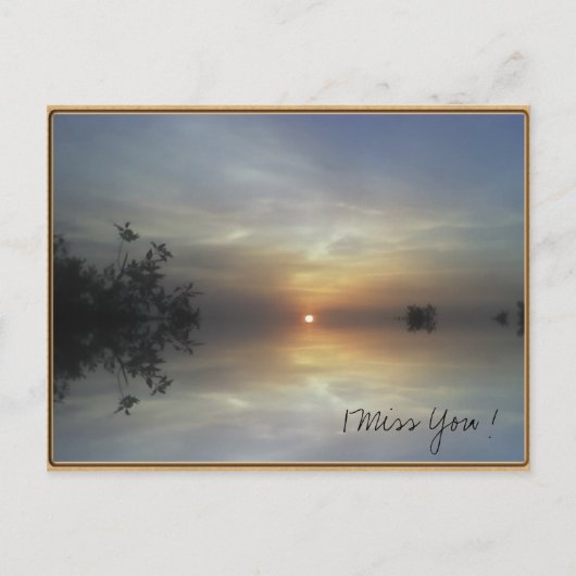 Reflektierende Sonne Postkarte (Vorderseite)