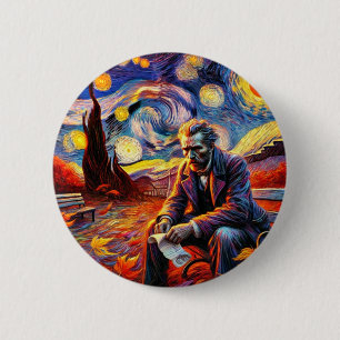 Reflektierende Taste - Kolumbus-Tag 14. Oktober Button