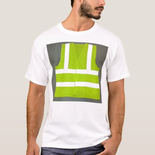 Reflektierende Weste T-Shirt (Vorderseite)