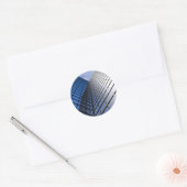 Reflektierender Büroblock Runder Aufkleber (Umschlag)